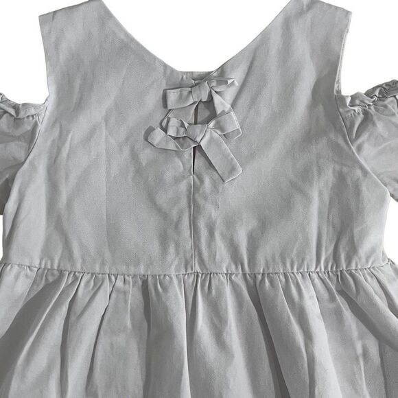 Gianni Bini White Cold Shoulder Dress Size 6x - Picture 3 of 7